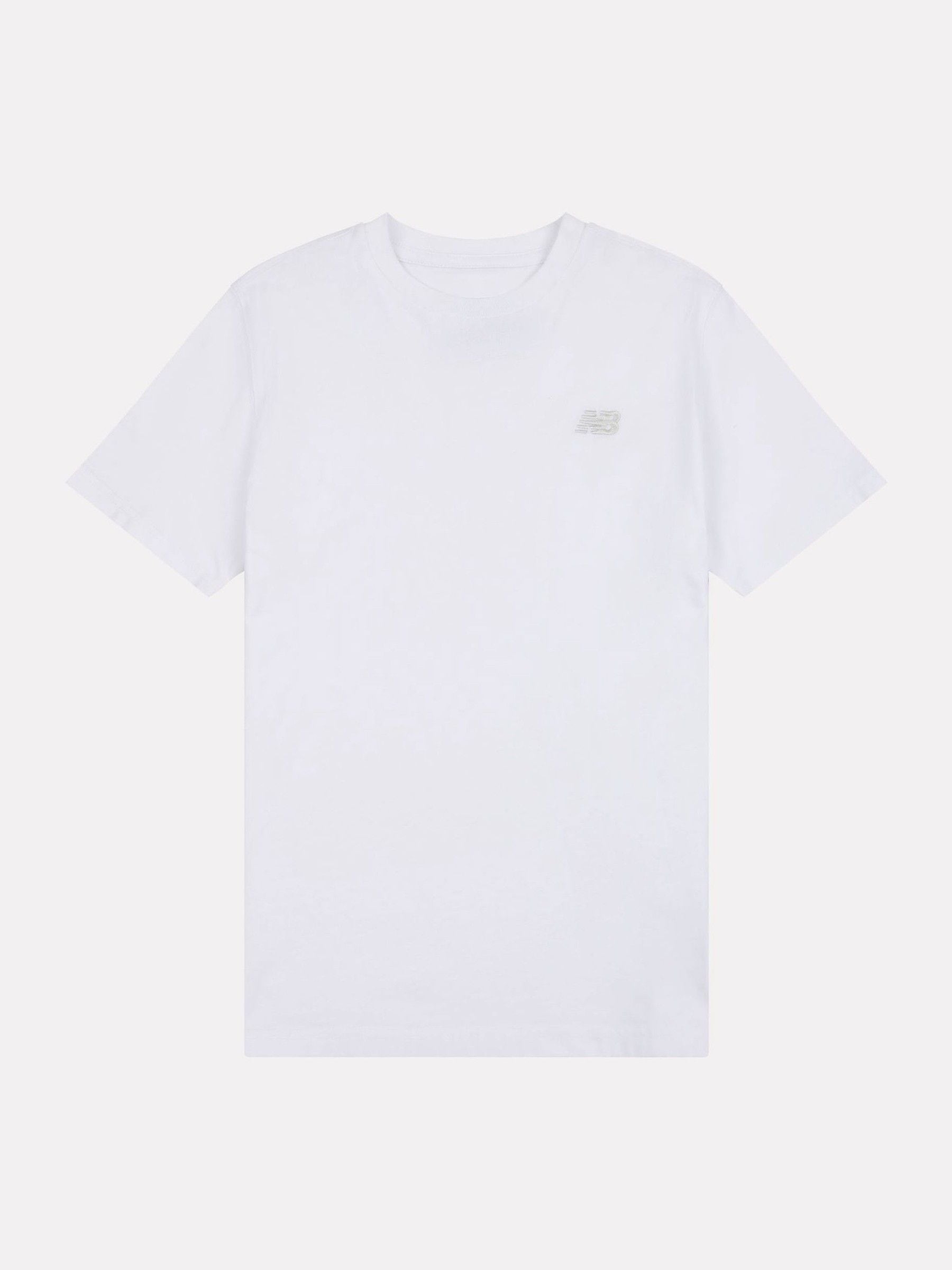 Dsiney Kidz - New Balance White Jersey Small Logo Cotton T-Shirt image 7
