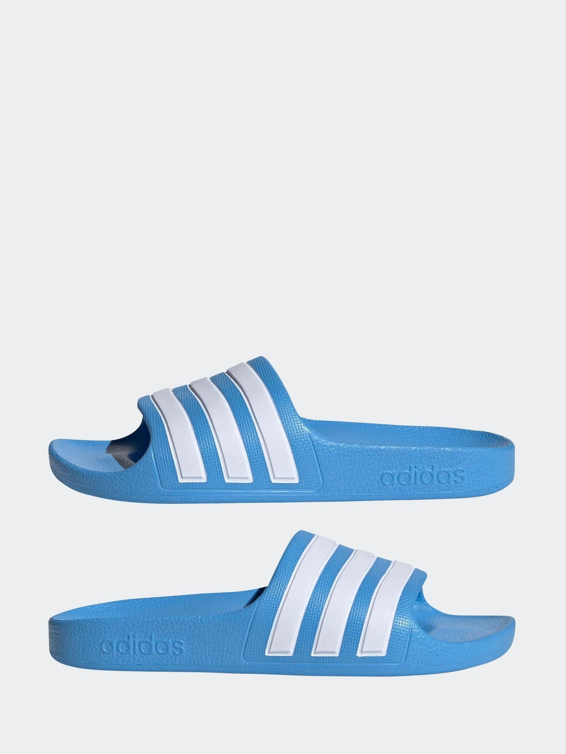 adidas Blue Adilette Kids Swim Sandals image 9