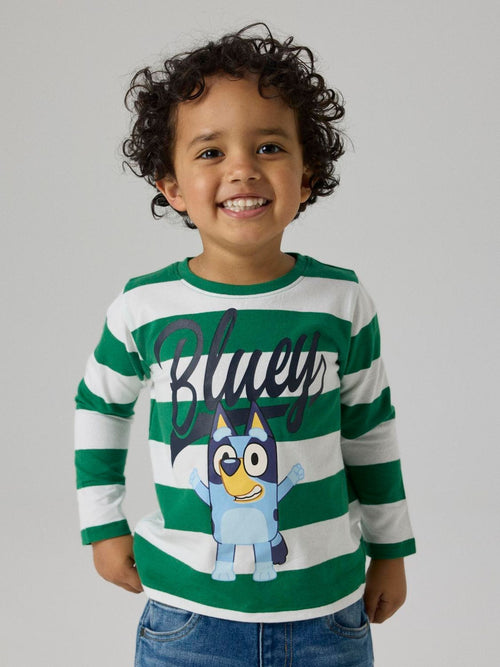 Name It Green Bluey Striped Long sleeve Top image 1