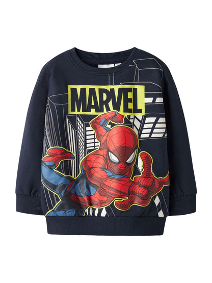 Dsiney Kidz - Name It Blue Spiderman Cotton Sweatshirt image 2