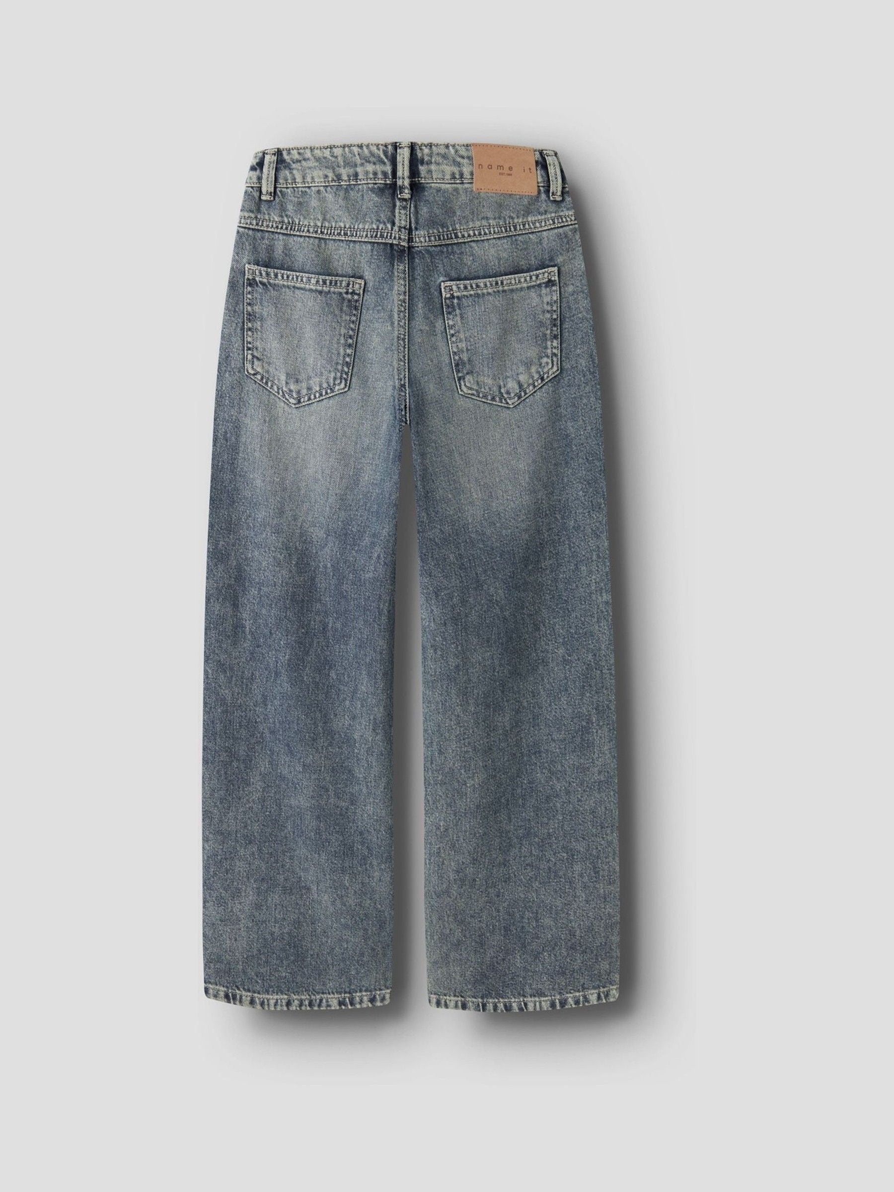 Dsiney Kidz - Name It Medium Blue Denim Wide Leg Jeans image 2