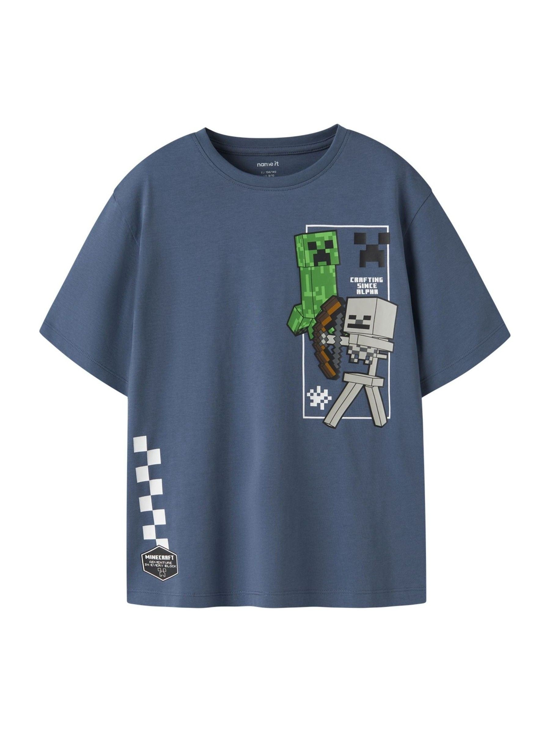 Dsiney Kidz - Name It Blue Minecraft Short Sleeve T-Shirt image 2