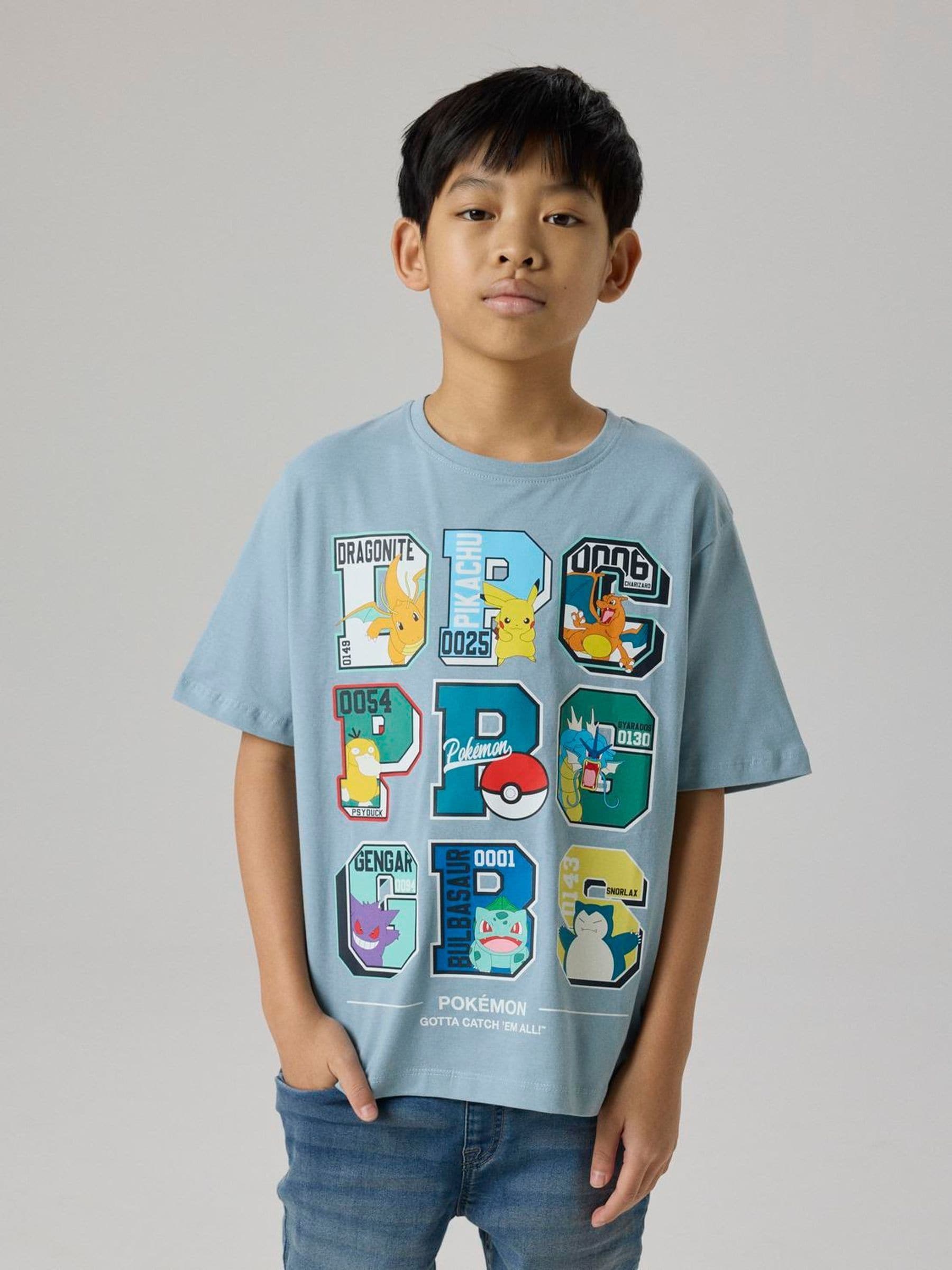 Dsiney Kidz - Name It Blue Pokemon Short Sleeve T-Shirt image 1