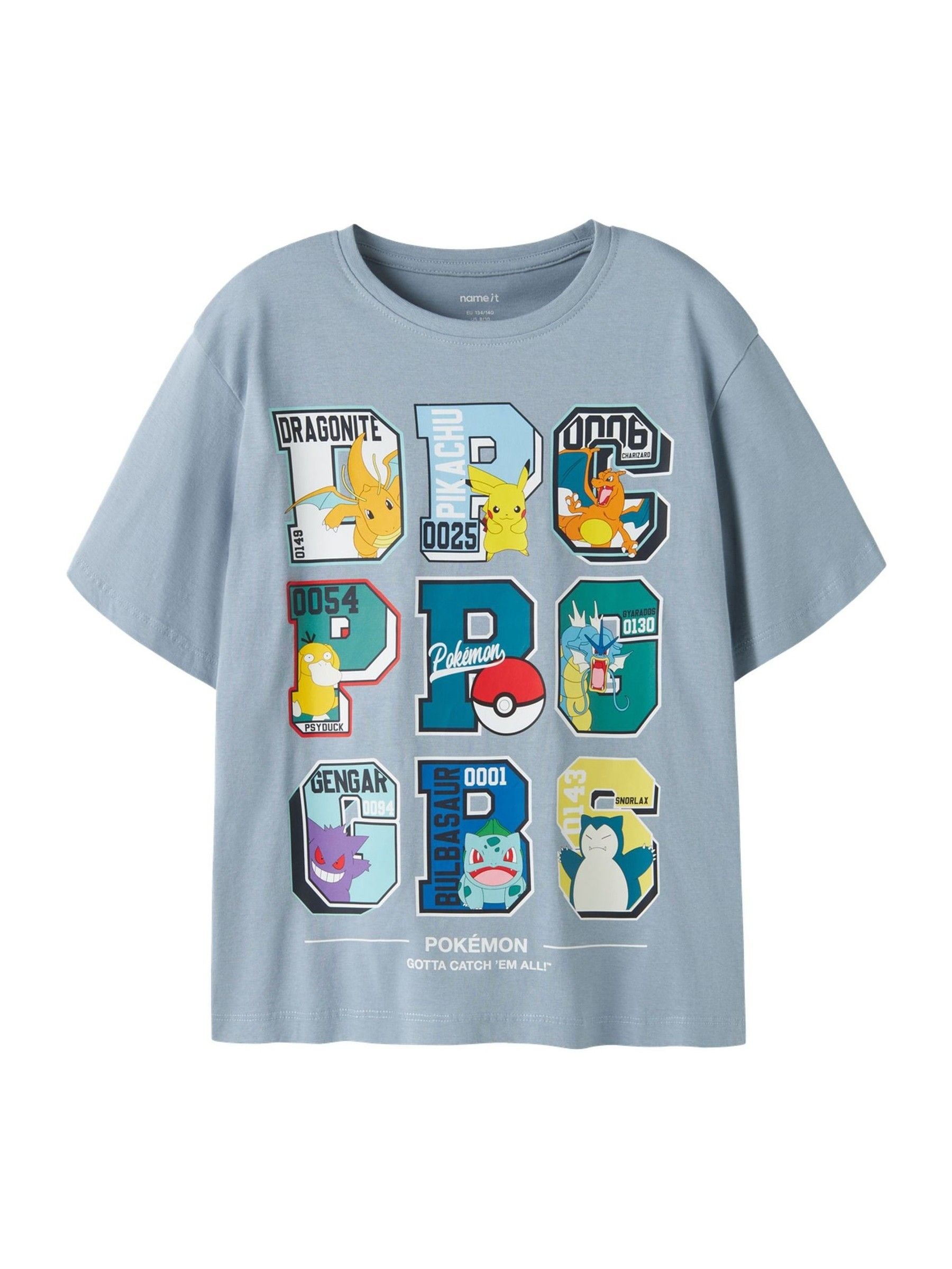 Dsiney Kidz - Name It Blue Pokemon Short Sleeve T-Shirt image 2