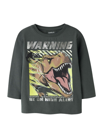 Name It Grey Jurassic park Long sleeve Top image 2