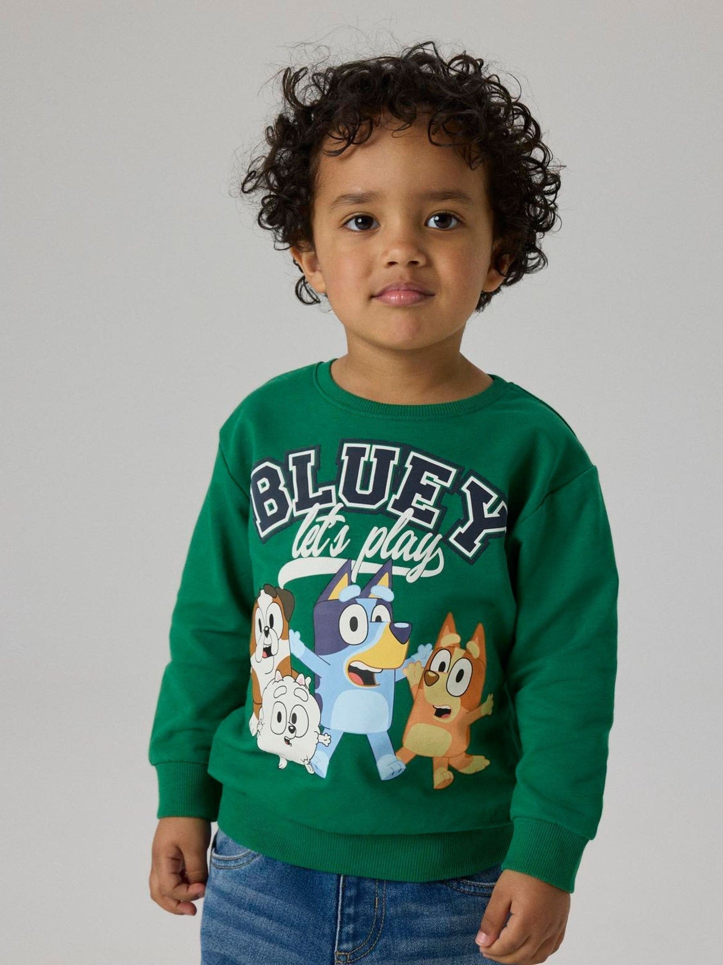 Dsiney Kidz - Name It Green Bluey and Friends Sweatshirt image 1