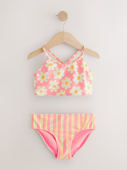 Pink Floral Bikini (3-16yrs) image 4