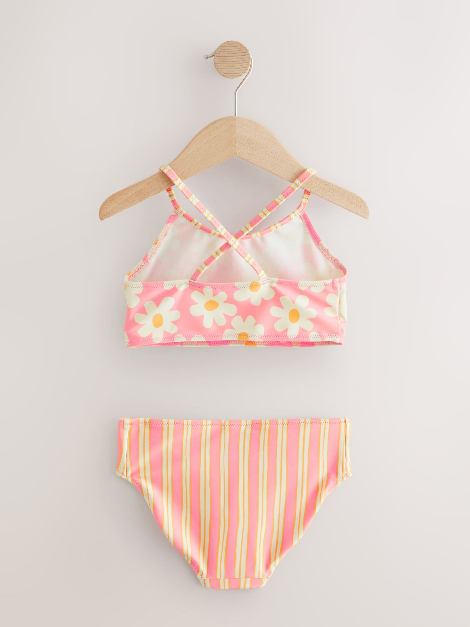 Pink Floral Bikini (3-16yrs) image 5