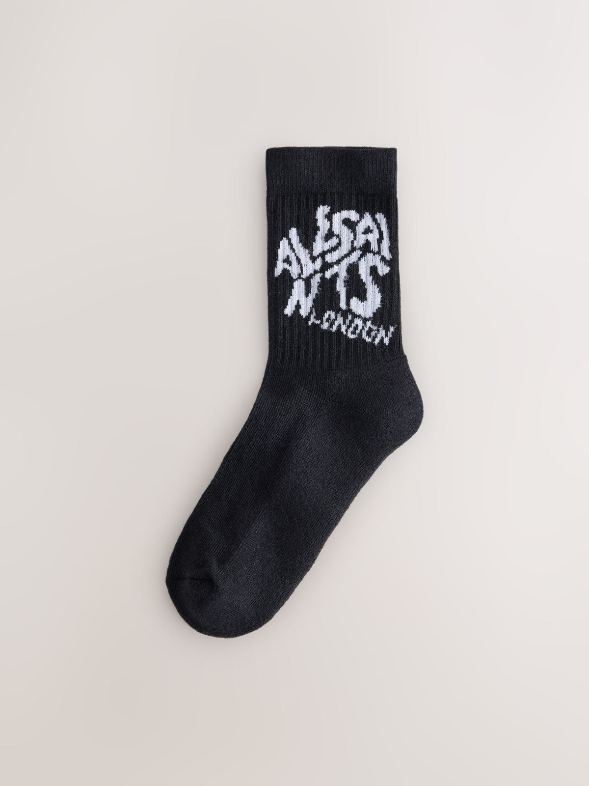 smALLSAINTS Black Orlando Logo Cushioned Sole Socks 6 Pack - image 6