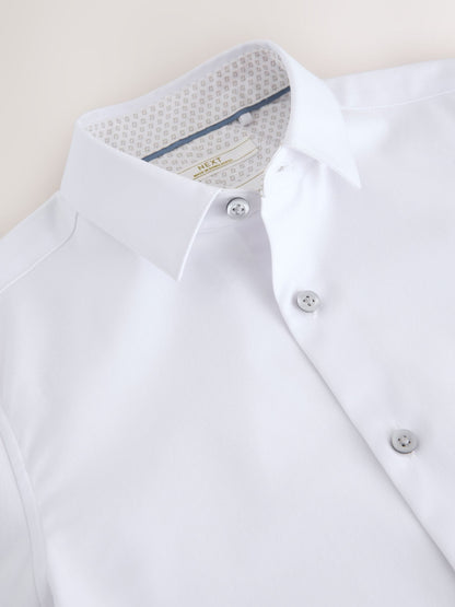 Dsiney Kidz - White Short Sleeves Smart Plain School Shirt (3-16yrs) image 3