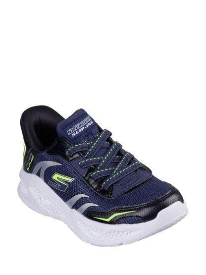 Skechers Blue Slip-Ins Meteor Lights Brisk Beams Trainers image 1