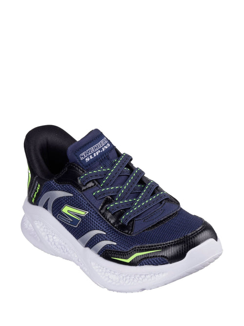 Skechers Blue Slip-Ins Meteor Lights Brisk Beams Trainers image 1