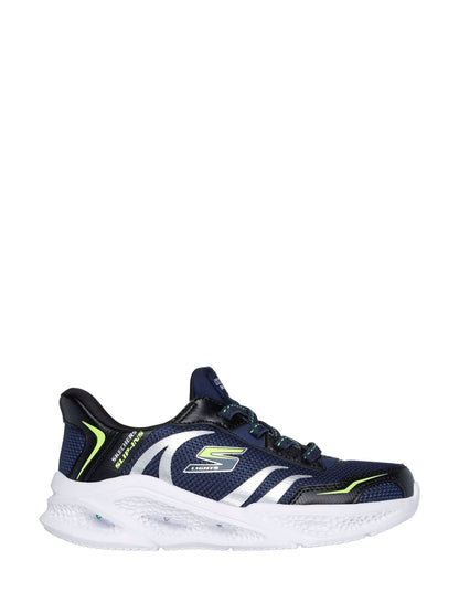 Skechers Blue Slip-Ins Meteor Lights Brisk Beams Trainers image 2