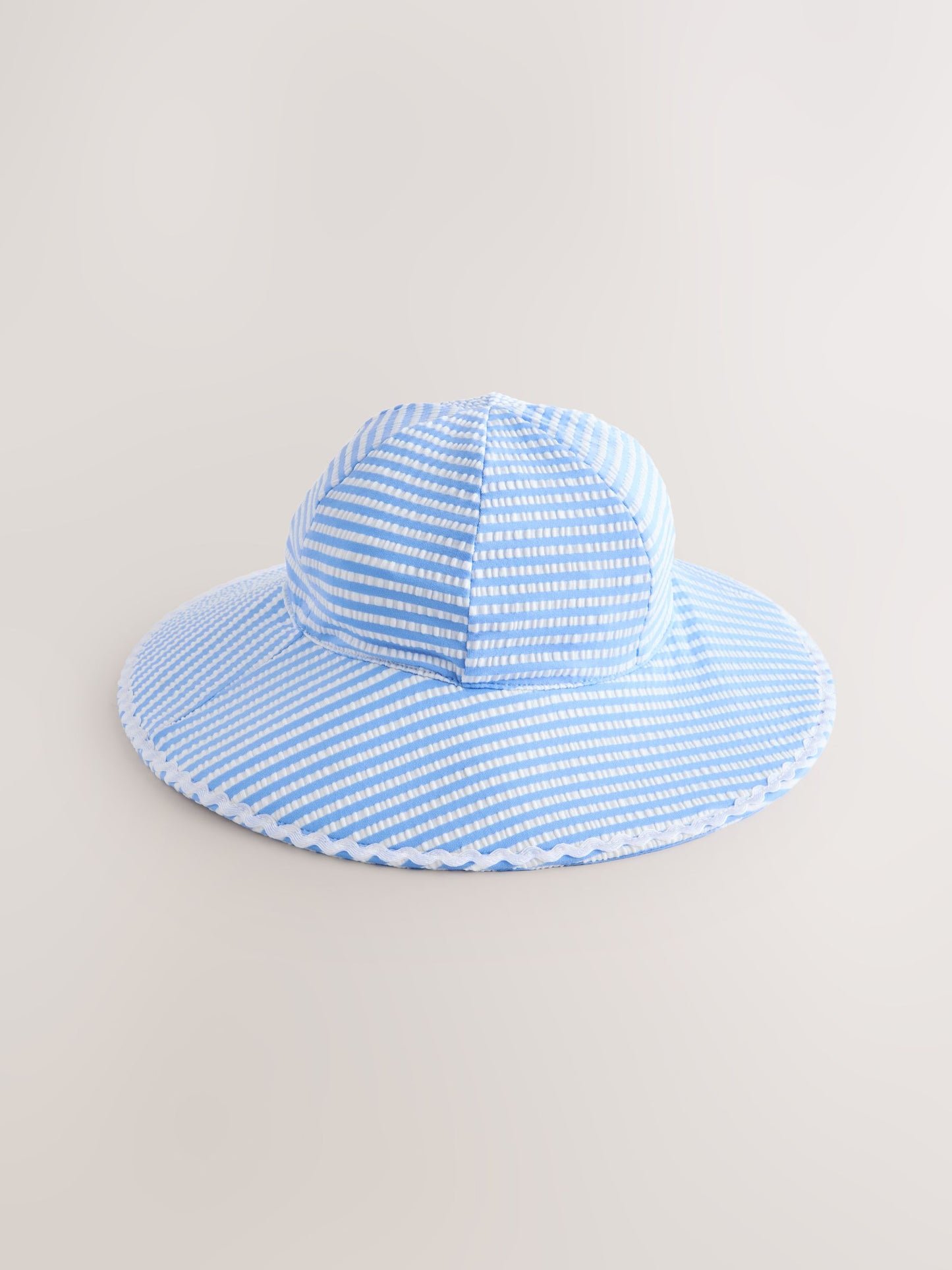 Blue/White Stripe Swim Hat (3mths-10yrs) image 5