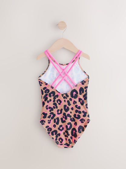 Animal Double Strap Swimsuit (3-16yrs) image 6