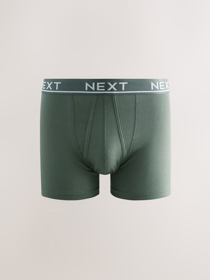 Dsiney Kidz - Core Grey/ Greens 10 pack A-Front Cotton Rich Boxers image 2