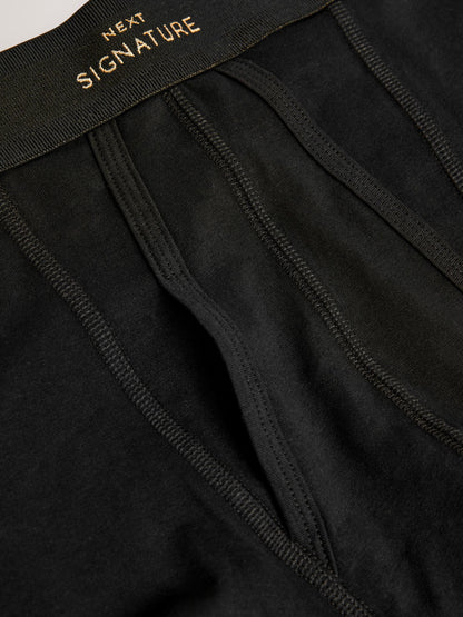 Dsiney Kidz - Black Metallic Comfort 4 pack Supima Cotton Signature A-Front Boxers image 6