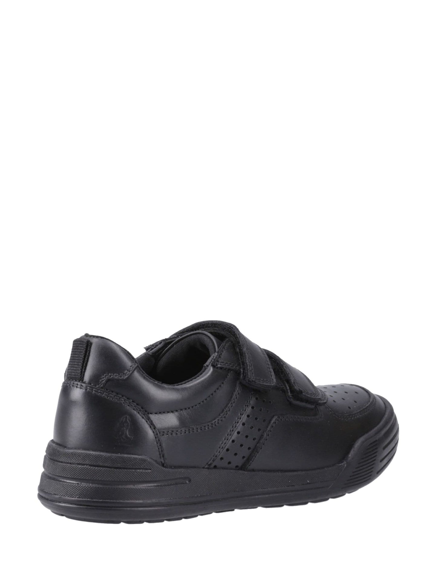Dsiney Kidz - Hush Puppies Black Sully Touch Fastening Junior School Shoes image 3
