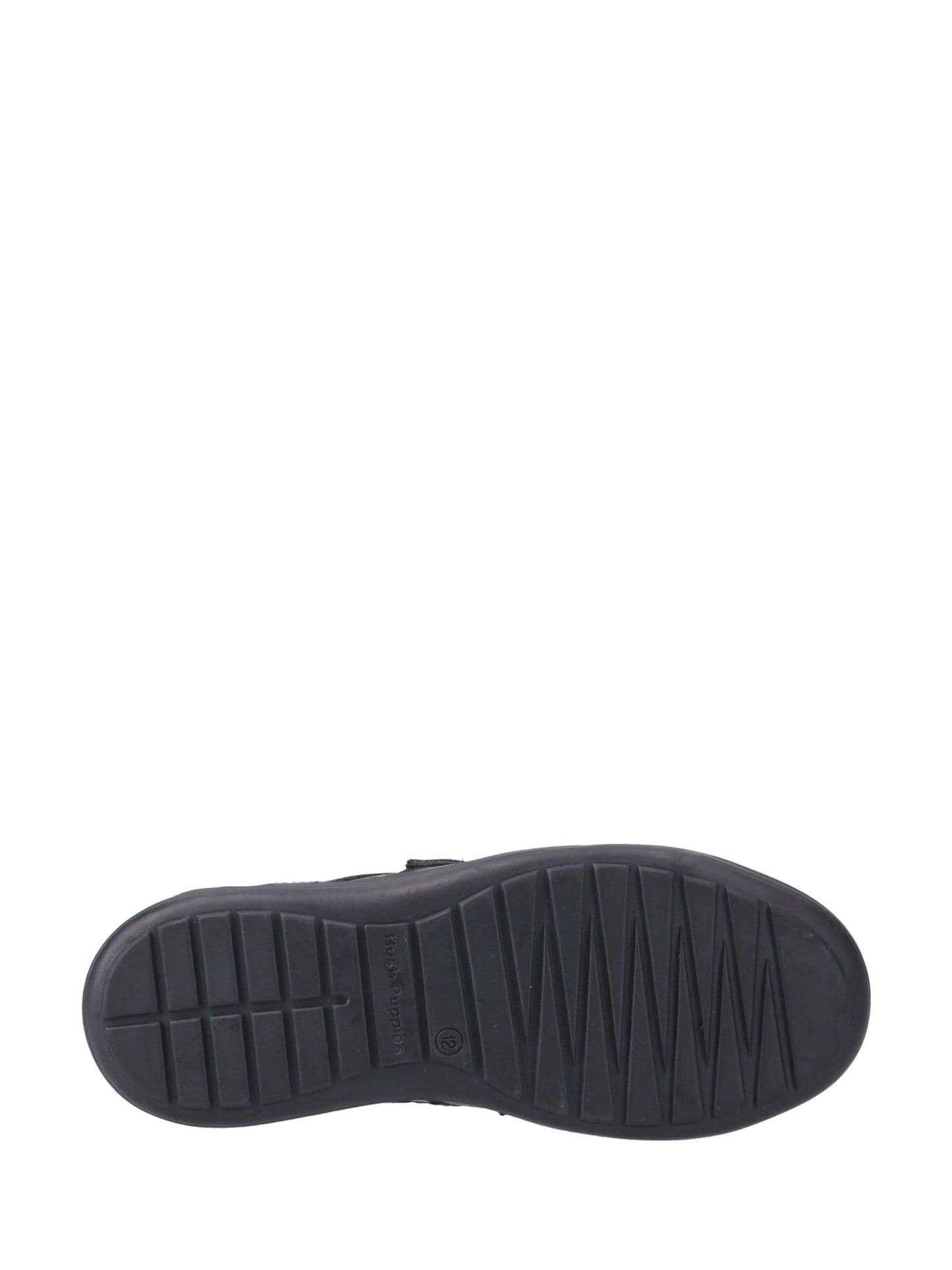 Dsiney Kidz - Hush Puppies Black Sully Touch Fastening Junior School Shoes image 4