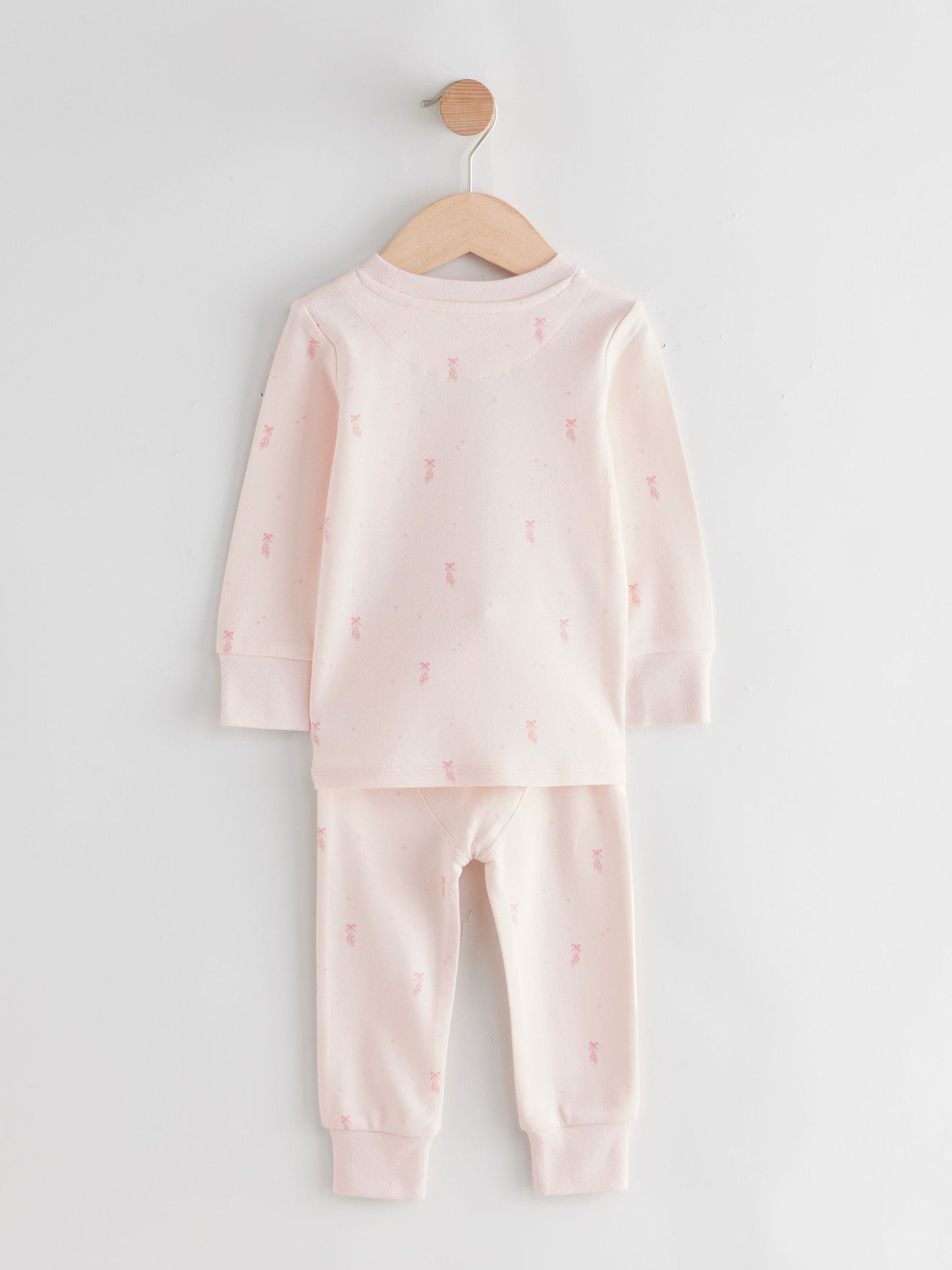 Pink/Cream Ballerina Snuggle Pyjamas 3 Pack (9mths-12yrs)