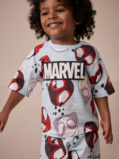 Red/Blue Spidey Short Pyjamas 3 Pack (12mths-10yrs)