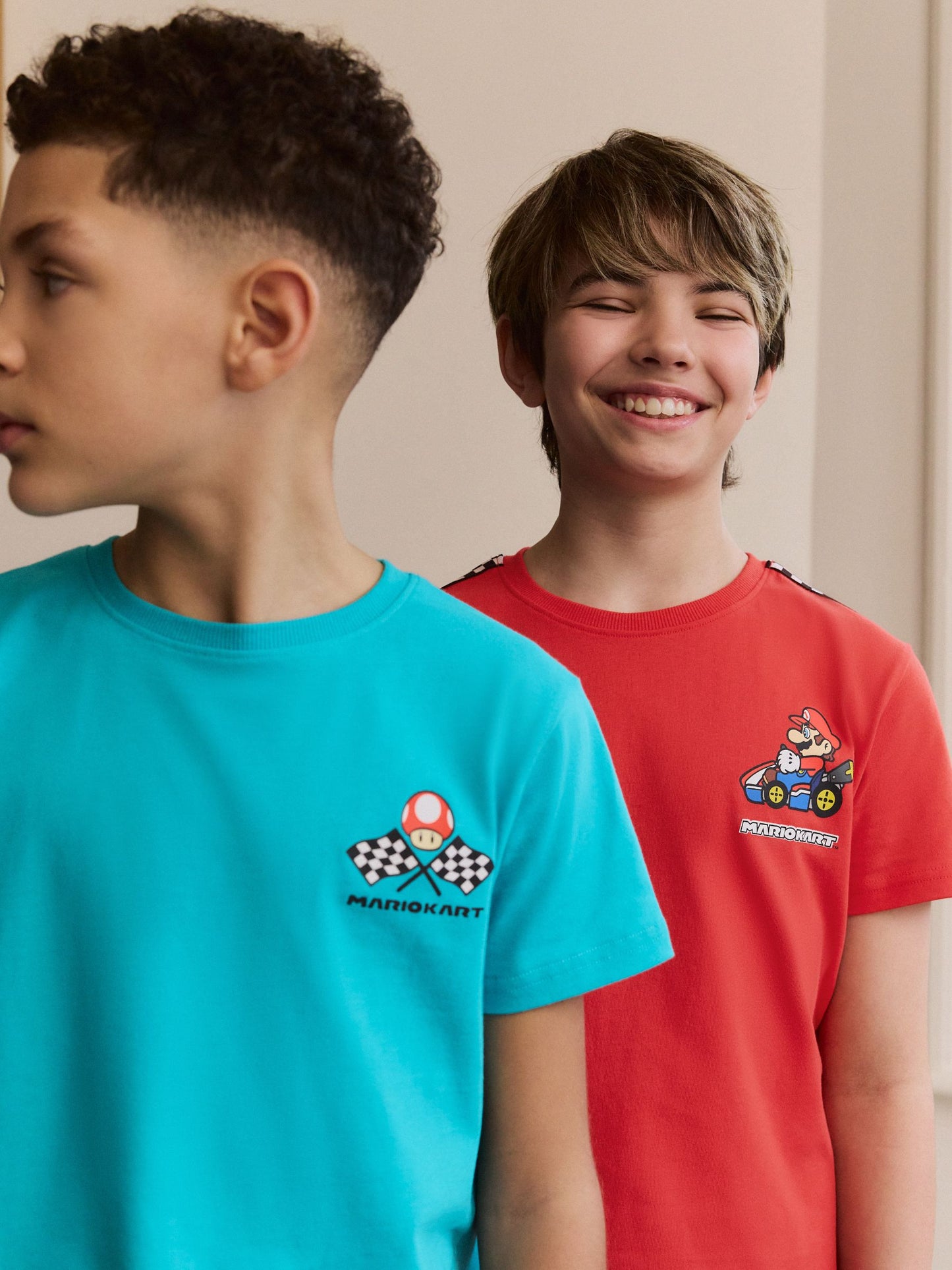 Blue/Red Mario Kart Short 100% Cotton Pyjamas 2 Pack (3-16yrs) image 6