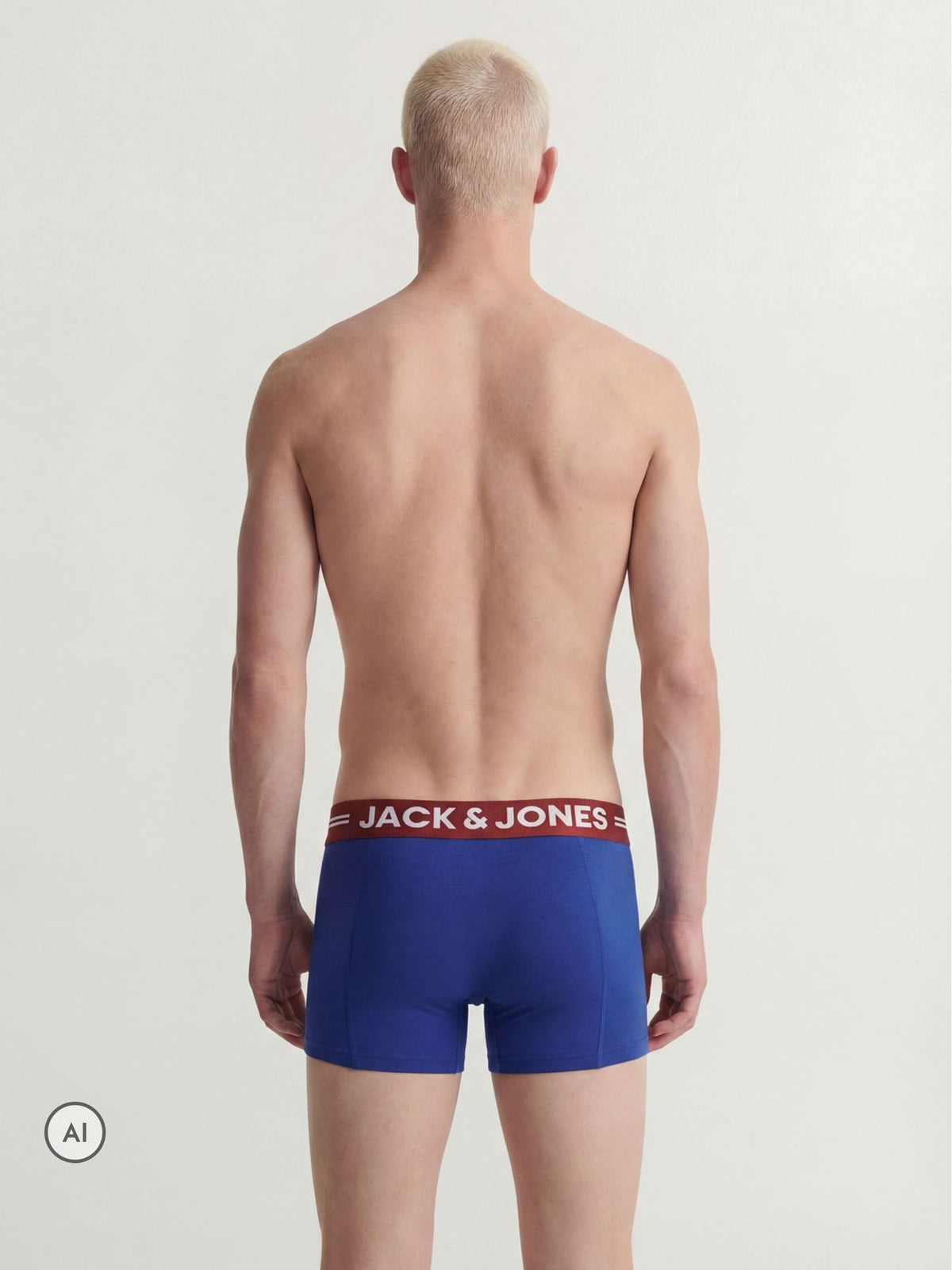 Dsiney Kidz - JACK & JONES Blue/Red/Green Boxers 3 Pack image 3