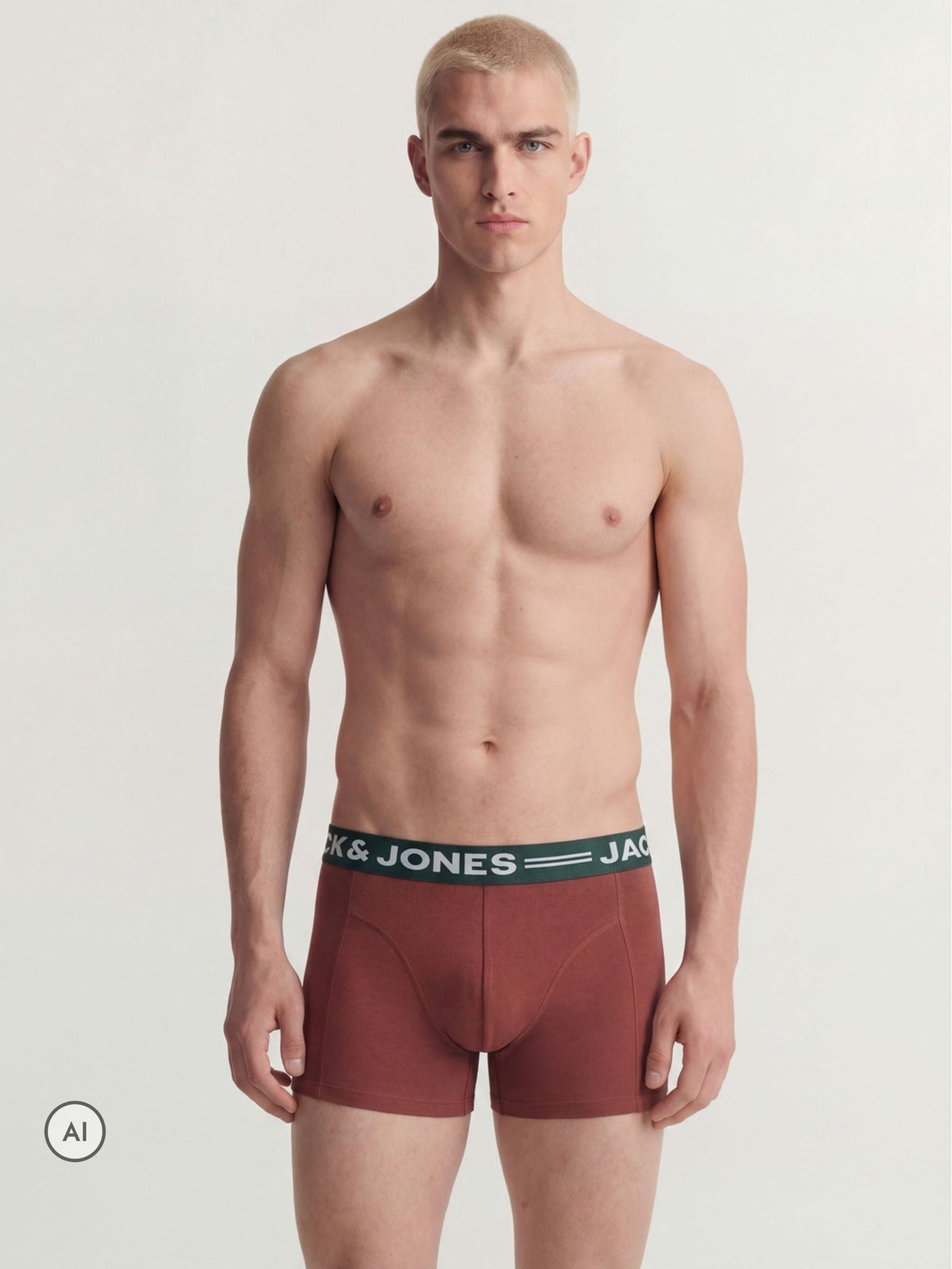 Dsiney Kidz - JACK & JONES Blue/Red/Green Boxers 3 Pack image 4