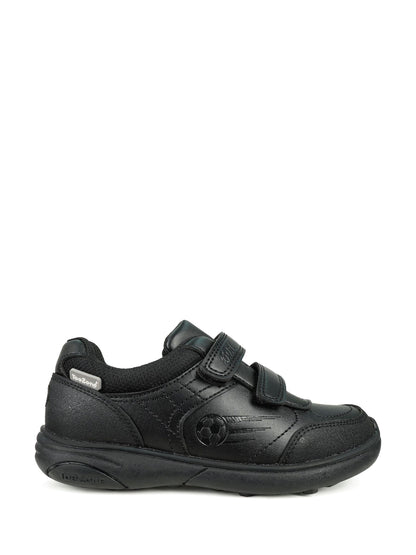 Toezone Black Ace Football School Shoes: Comfort, Memory Foam image 1