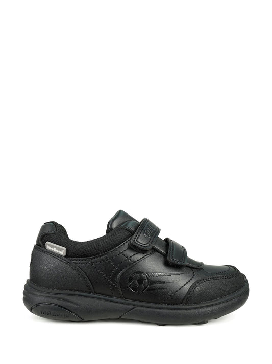 Toezone Black Ace Football School Shoes: Comfort, Memory Foam image 1