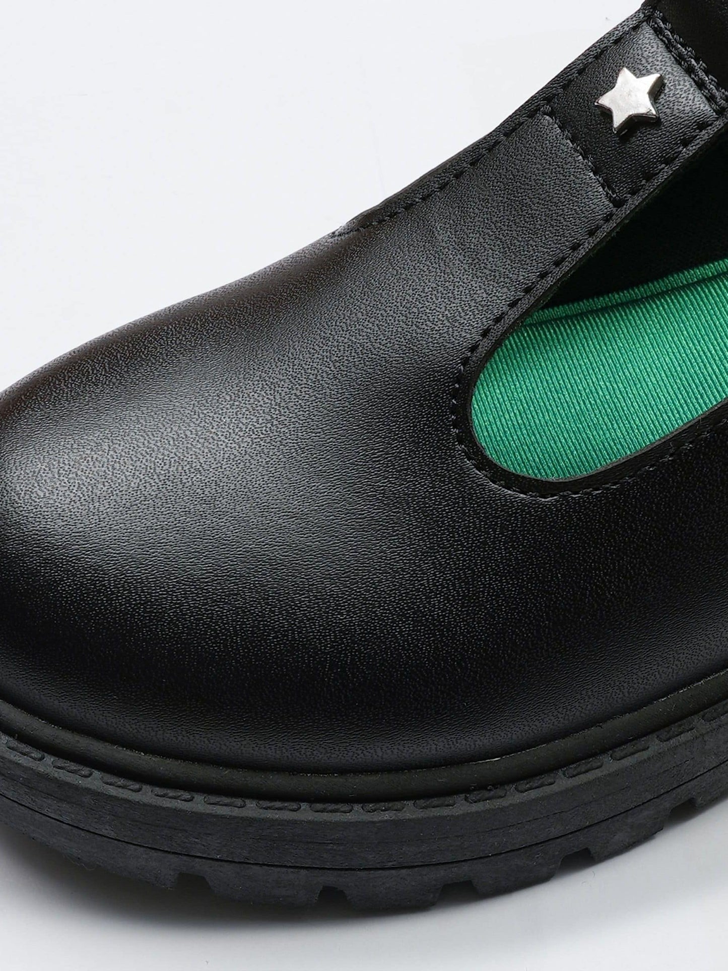 Toezone Black Cleo T-Bar School Shoes image 4
