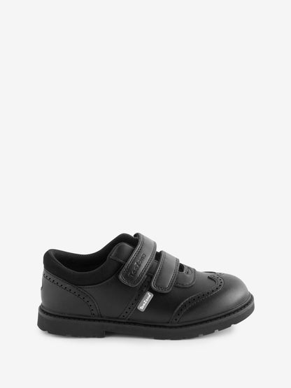 Toezone Black Evan School Shoes: Comfy, Non-Slip And Smart image 1