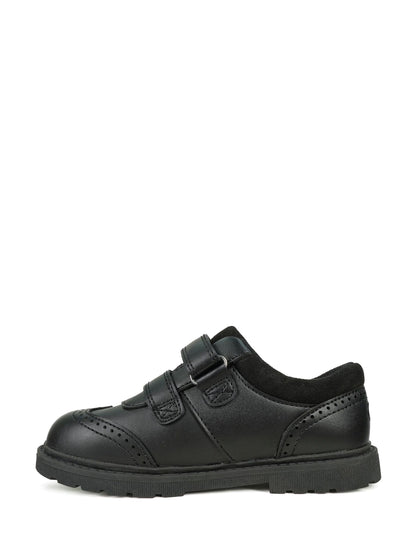 Toezone Black Evan School Shoes: Comfy, Non-Slip And Smart image 2