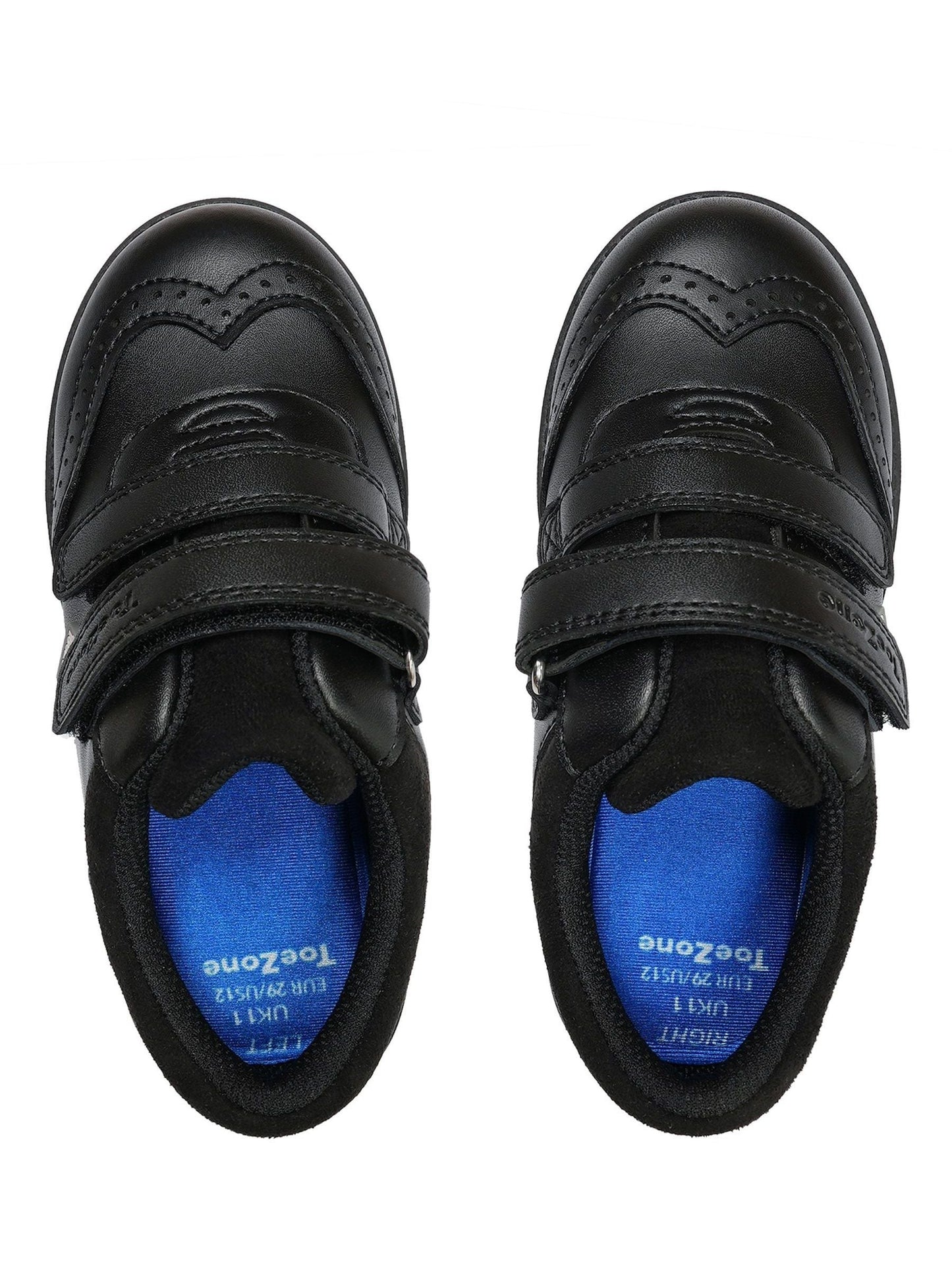 Toezone Black Evan School Shoes: Comfy, Non-Slip And Smart image 4