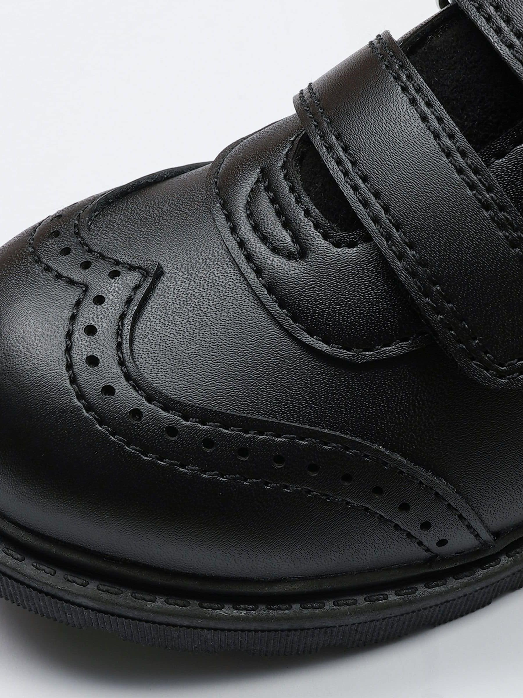 Toezone Black Evan School Shoes: Comfy, Non-Slip And Smart image 5