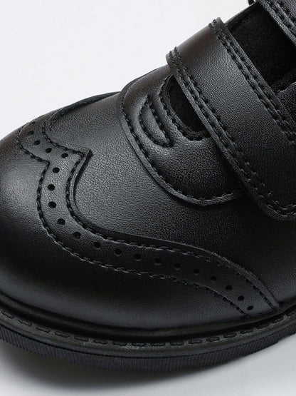 Toezone Black Evan School Shoes: Comfy, Non-Slip And Smart image 5