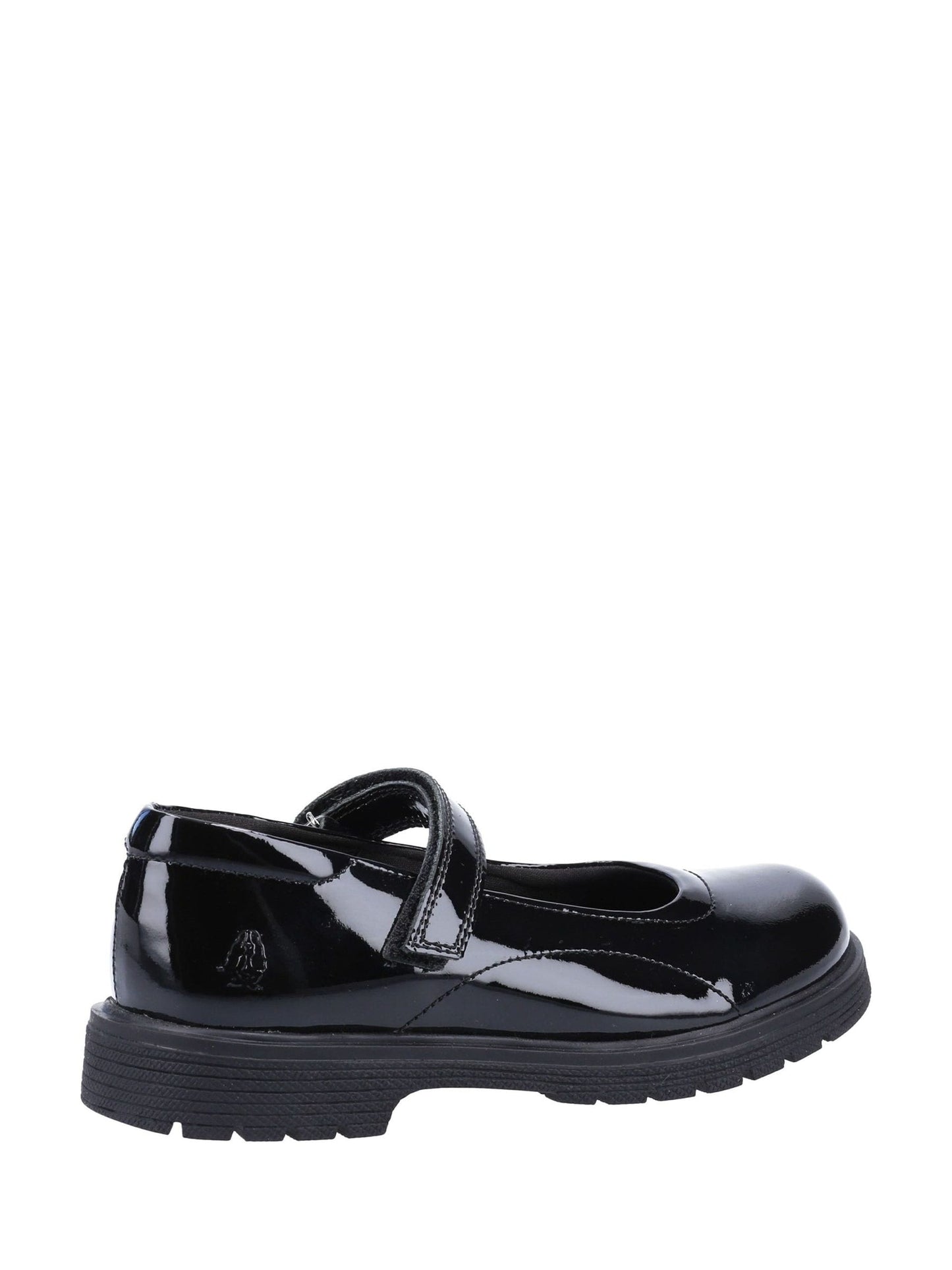 Hush Puppies Black Tally Senior Patent School Shoes image 3