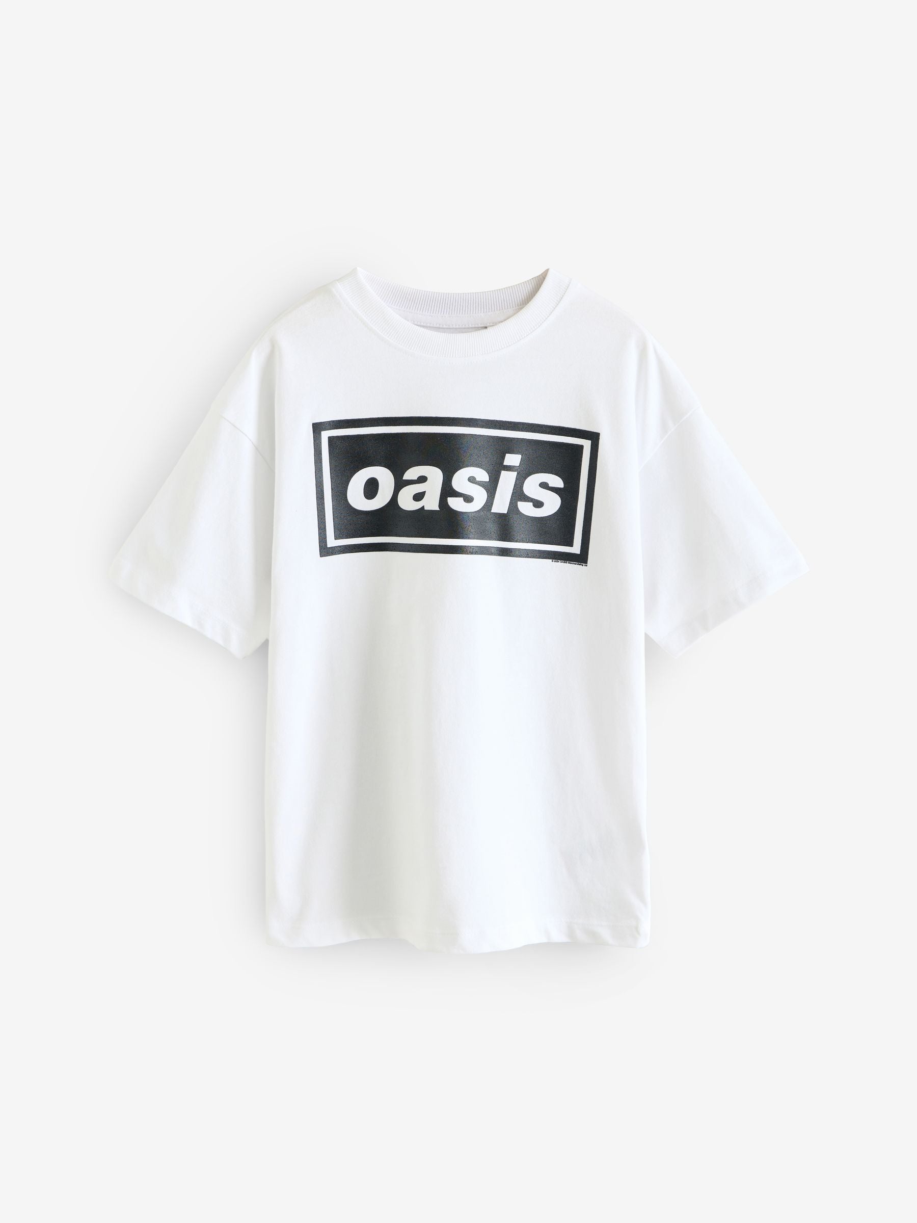 Dsiney Kidz - White/Black Oasis Band T-Shirt (3-16yrs) image 3