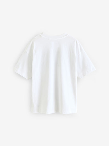 Dsiney Kidz - White/Black Oasis Band T-Shirt (3-16yrs) image 4