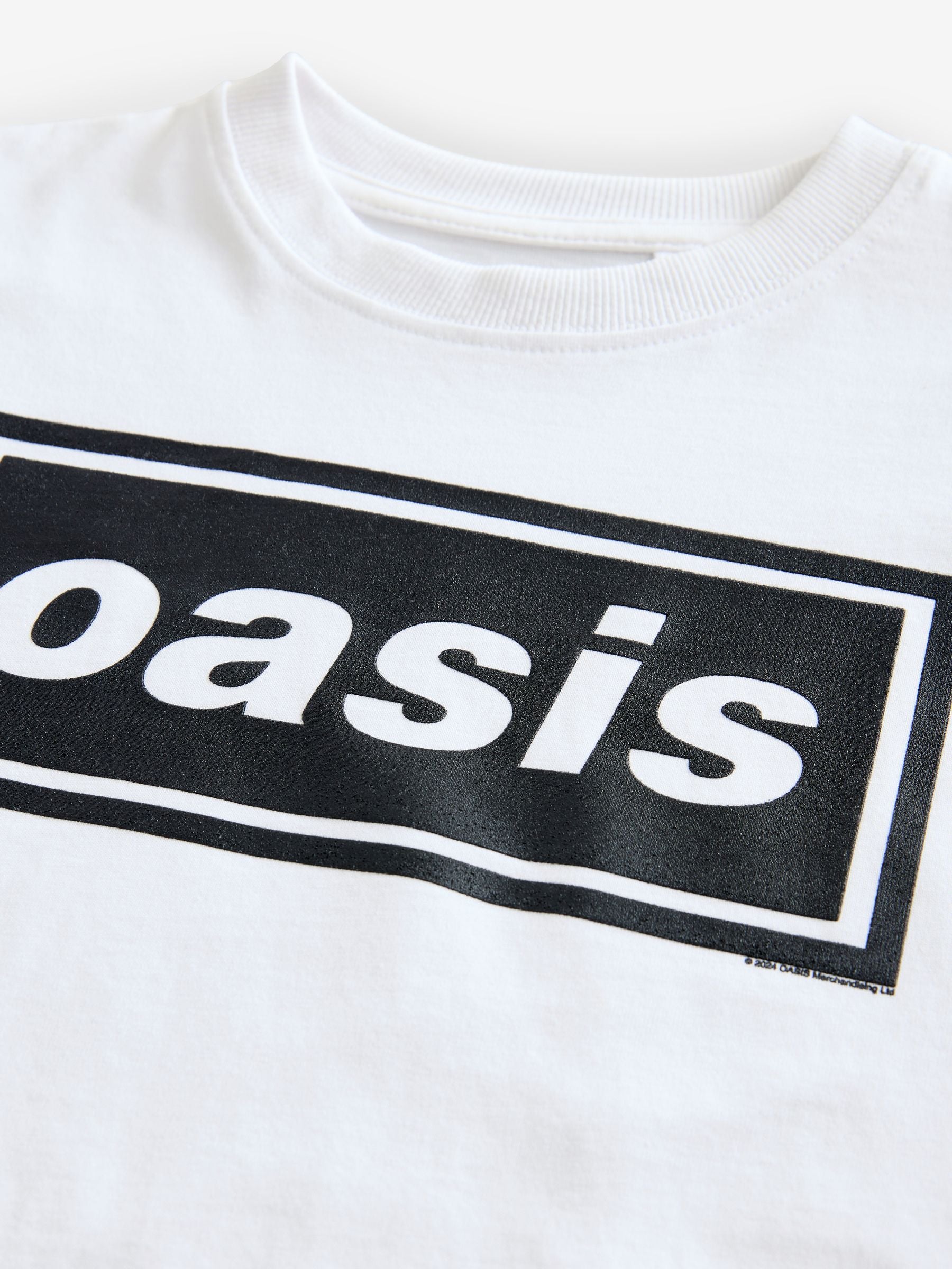 Dsiney Kidz - White/Black Oasis Band T-Shirt (3-16yrs) image 5