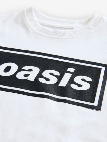 Dsiney Kidz - White/Black Oasis Band T-Shirt (3-16yrs) image 5
