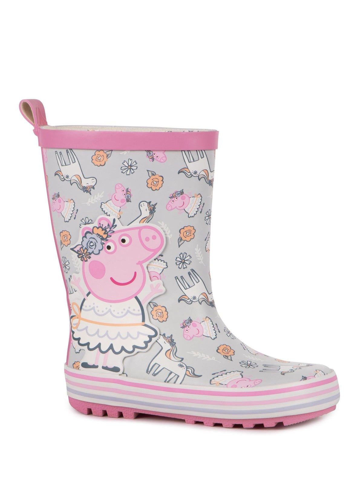 Totes Pink Ballerina Childrens Peppa Pig Wellies - image 2