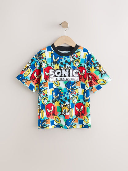 Dsiney Kidz - Red/Blue Sonic T-Shirt (3-16yrs) image 1