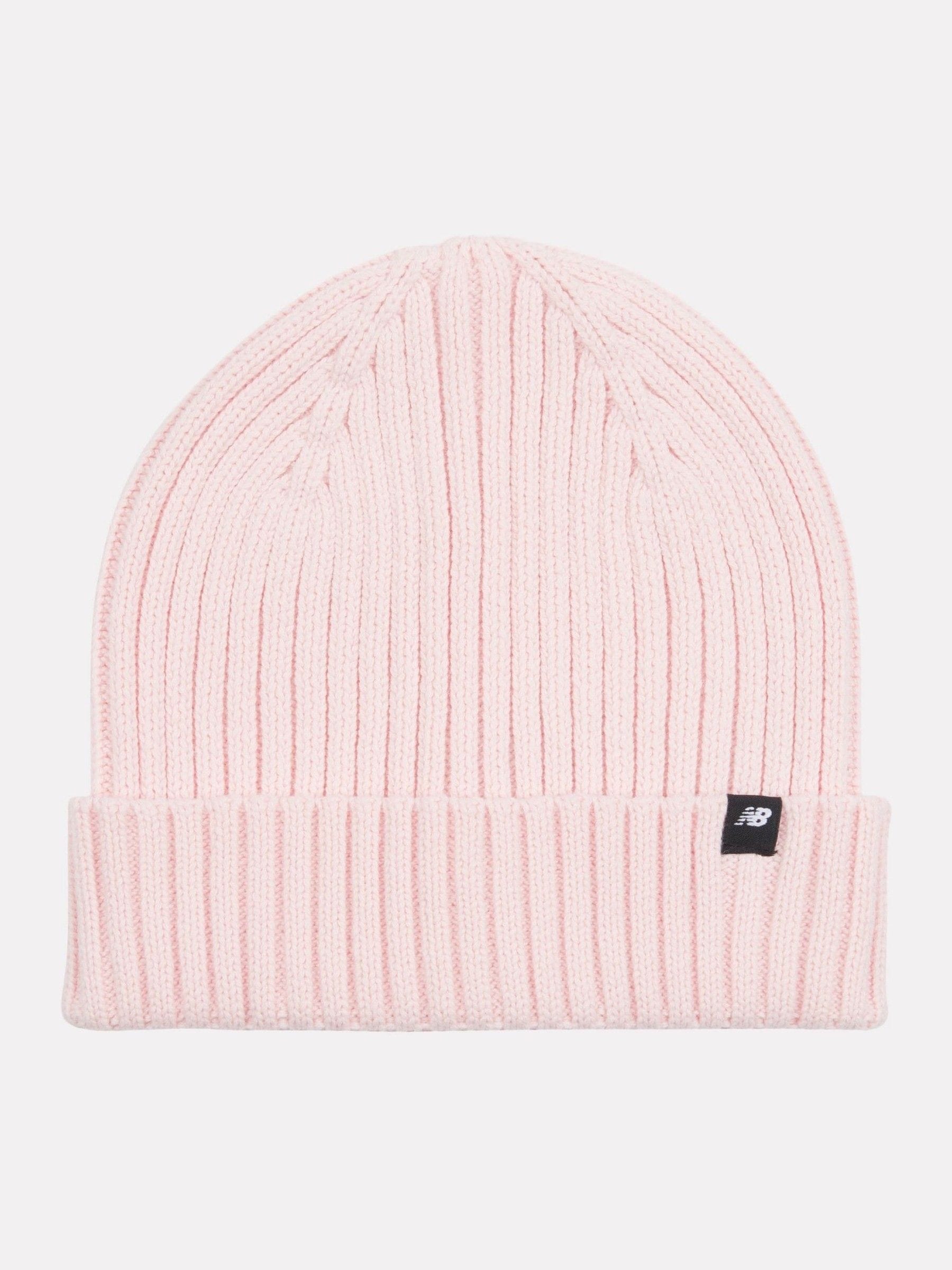 New Balance Pink Tab Beanie Hat image 1