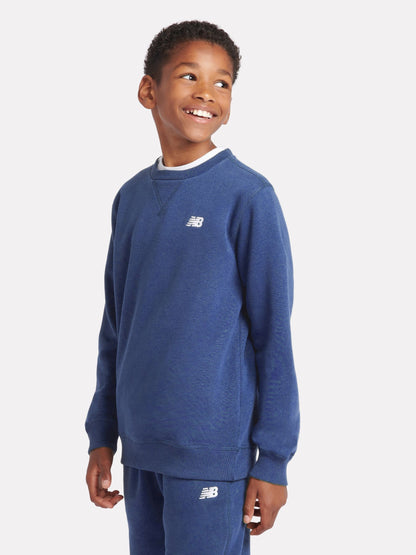Dsiney Kidz - New Balance Dark Blue Small Logo Sweatshirt image 1