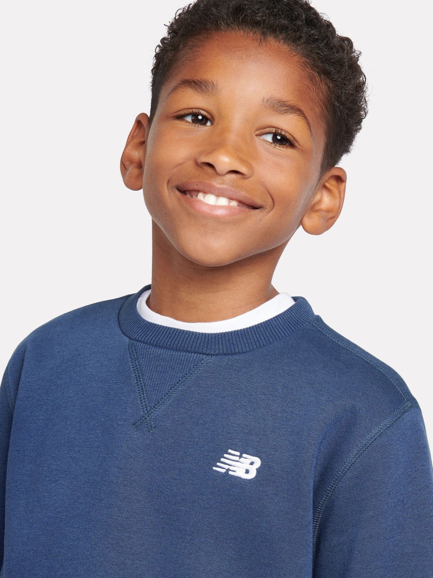 Dsiney Kidz - New Balance Dark Blue Small Logo Sweatshirt image 2