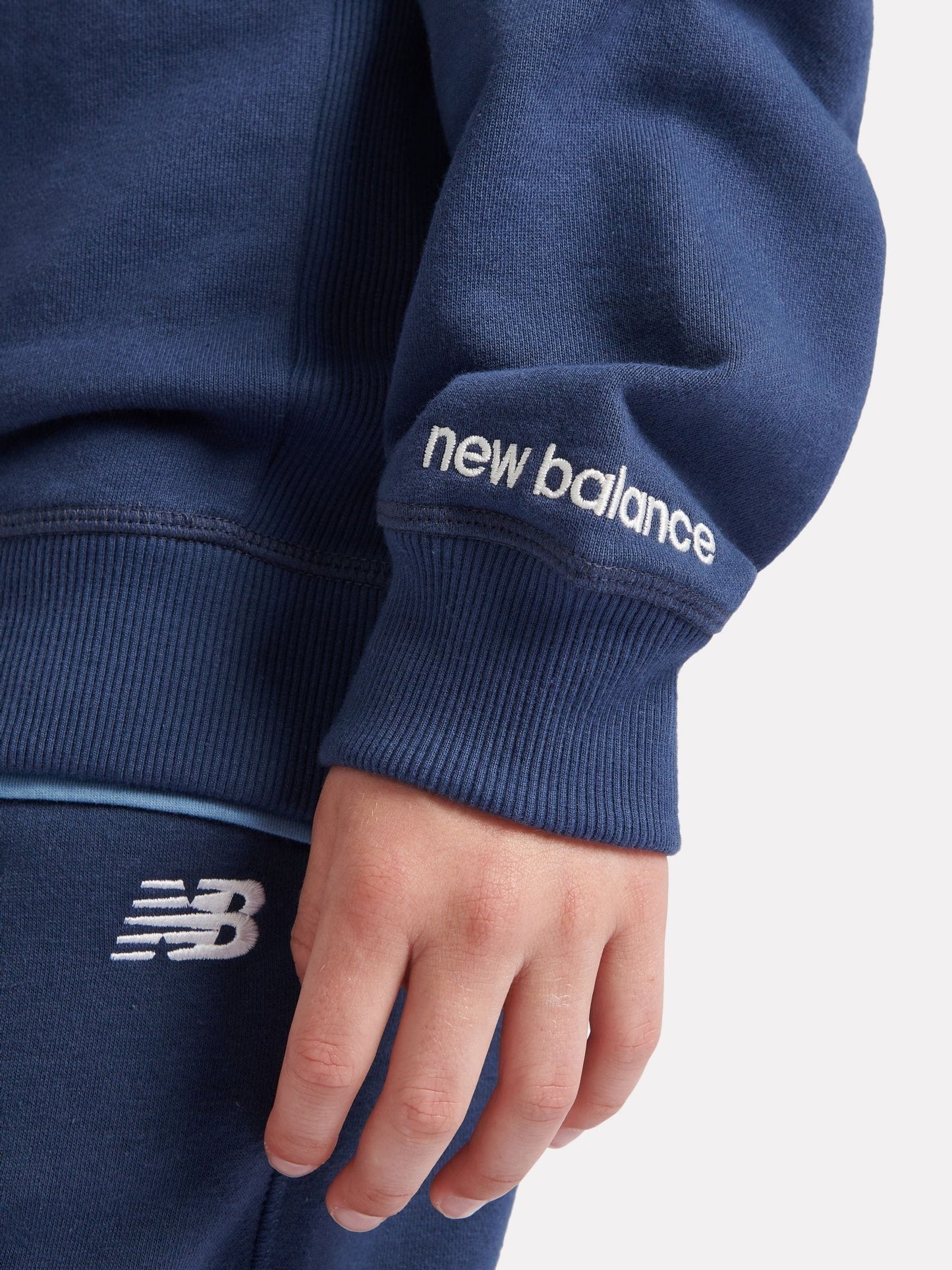 Dsiney Kidz - New Balance Dark Blue Small Logo Sweatshirt image 3
