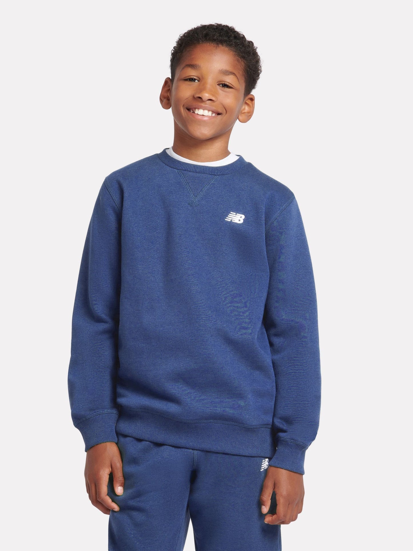 Dsiney Kidz - New Balance Dark Blue Small Logo Sweatshirt image 5