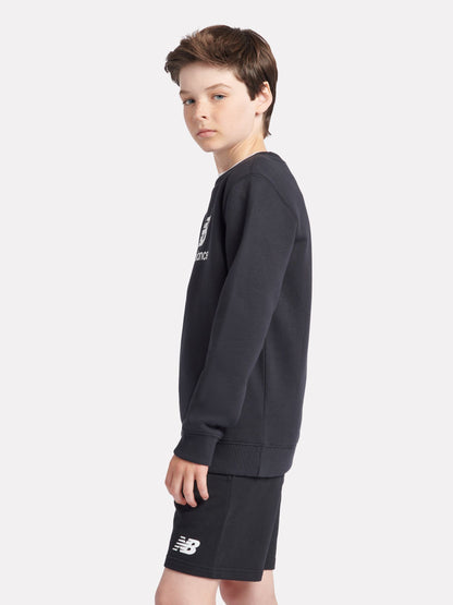 Dsiney Kidz - New Balance Black Stacked Logo Sweatshirt image 2