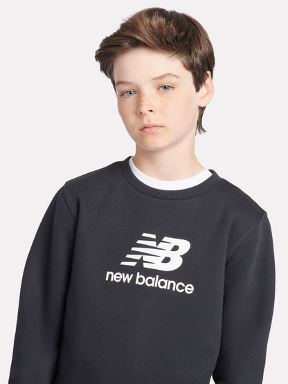 Dsiney Kidz - New Balance Black Stacked Logo Sweatshirt image 4